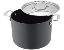 Stellar 6000 Hard Anodised Stockpot 24cm (8.0L)